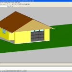 Eksisterende garage i 3D