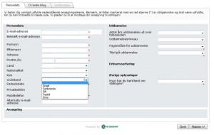 Skema med fejl
